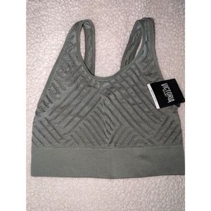 Victoria Sport Olive Green Seamless Bra Medium Support M